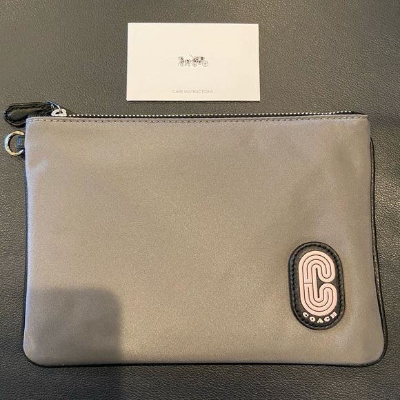 SOLD ON MERCARI Coach Pouch Duo in Leather & Nylon - Picture 5 of 10